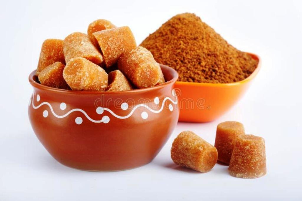 jaggery is natural sugar which can be used in sweets and milk and is a good alternative for white sugar.